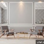آینه کاری مدرن دیوار