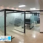 پارتیشن فریم دار شیشه ای