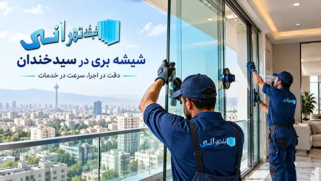 خدمات تخصصی شیشه بری تهرانی در سیدخندان